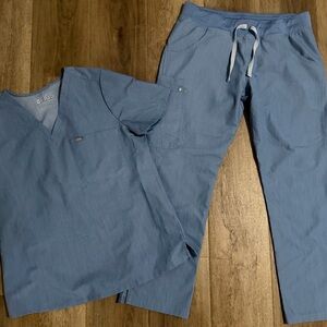 Figs Blue Denim Set L/MP